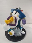 Vintage The Mighty Ducks  animated  Vinyl Coin Bank Wildwing   Grin Disney 1996