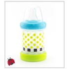 Sassy Baby Food Nurser Set Of 2 Count Cereal Feeder 4oz Bottles Nipple Spoon Kid