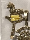 Set Of 2 Rocking Horse Nursery Room Hooks Or Tie Backs 