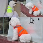 Orange Green Reflective Dog Safety Hunting Vest High Visibility Hi Vis Viz S M L