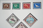 Worldwide Olympics 1960 Collection Of 150  Mint Stamps Stored In Lindner Album