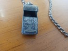 Vintage Military Police Signal Cork Ball Whistle With Hook And Chain Germany