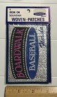 Boardwalk And Baseball Florida Theme Park Souvenir Metallic Woven Patch Badge