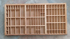 Vintage Printers Type Drawer Hamilton Style Letterpress Shadow Box Kelsey
