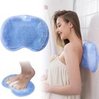 Foot Back Scrubber Exfoliating Silicone Massager Pad Cleaning Mat Bath Shower Us