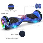 6 5   Hoverboard Led Light Bluetooth Self-balancing Beginner-friendly 7 5mph