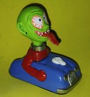 1 Of A Kind Vintage Nutty Mad Style Tin Friction Motor Monster Car Custom Toy