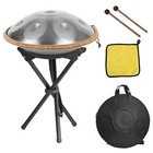 Adult Handpan Drum 18 Inch 9 Notes 440hz G Minor Kurd Steel Handpan Drum