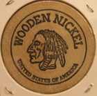Vintage Commonwealth Coin Lexington  Ky Wooden Nickel - Kentucky Token