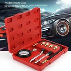 8pcs Petrol Engine Cylinder Compression Tester Kit Gauge Tool For Automotive Usa
