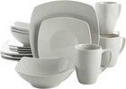 Zen Buffetware 39 Piece Dinnerware Set White