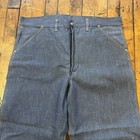 Vintage Sears Carpenter Denim Work Pants Poly Cotton Nwt Nos 60s