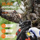 Neotec Ncs2500e Compact Gas Chainsaw Top Handle 25 4cc Climbing Saw W 12  Bar