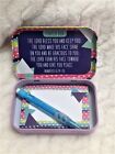  give It To God  Prayer Box   Mini Note Pad   Pencil  numbers 6 24-26    Purple