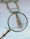 Nautical Vintage Brass Magnifying Glass Table Top Decorative Collectible Forgift