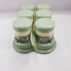 Baby Bullet Bb-101s Magic Bullet 6 Baby Food Jars Cups Lids W  Tray 