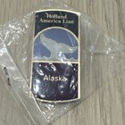 Holland America Alaska Pin Purple Enamel Whale Tail Travel Cruise Line 1 75   x1   