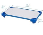 Ecr4kids Stackable Kiddie Cots With Sheets  Set Of 6  New 