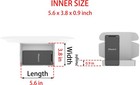 Lmuze 6x4x1 Inches Small Shipping Boxes Set Of 50 - 6 x4 x1  50-pack  White