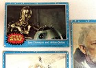 Vintage 1977 Star Wars Trading Cards - Blue Border Series - 14 Card Lot 