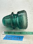 Vintage Hemingray No 19 Green Glass Insulator Made In Usa