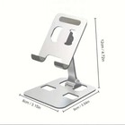 Universal Metal Desk Tabletop Phone Ipad Tablet Stand Holder Foldable Adjustable