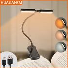 Flexible Rechargeable Led Book Light With 3 Light Modes Easy Clip Reading Lamp