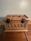 Max Klein Vintage Ornate Sewing Box Sc-1280 Plastic   Metal No Tray