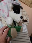 Vintage Spot Dog Plush Smoking Cigarette Stuffed Animal Toy No Tags