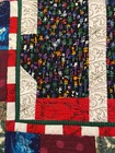 Quilt Wall Hanging Christmas Mittens Machine Quilted Signed 1994  15 5   