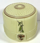 Vintage Art Deco Custard Glass Ceiling Light Fixture Shade 8    X 8    W 4    Fitter