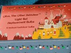 Nordstrom Olive The Other Reindeer Christmas Light Bulbs Original Box Vintage 