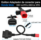 Obd2 Obdii 6 Pin 16 Pin Diagnostic Cable Compatible With Honda Motorcycles