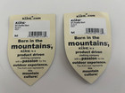2 New Kuhl  born In The Mountains  Shield   Logo Decal Sticker Ski Camp Backpack