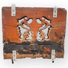 Antique Wood Panel With Carved Urn Vase Architectural Salvage
