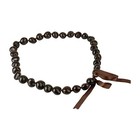Hawaiian Jewelry Brown Kukui Nut Hawaii Graduation Lei Necklace Handmade 32 