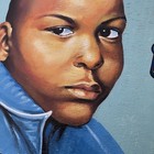 Vtg Nice Hand Painted Black Barber Shop Sign    sportin Waves    African-american