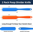 2 Pack Poop Knife  Silicone Poop Cutter Knife Prank Practical Joke Toys Funny Ga