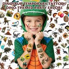 96pcs Dinosaur Temporary Tattoos Stickers - Medium  