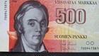Finland 500 Markkaa 1986  Unc  P-116  Without Litt A       Very Rare    