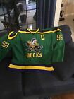 Mighty Ducks Disney Movie Hockey  Jersey  96 C  Conway Ice Hockey Stitched 2 Xl