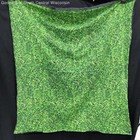 Kate Spade New York Grass Print Canvas Plastic Bottom Picnic Blanket 57 x53 