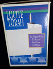 Vtg Pedestal Lucite Torah Jewish Hebrew Scroll Display Stand Judaica Judaism Nib