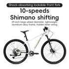 Rockbros 29 mountain Bike Mt400 10-speed 18 aluminum Frame Hydraulic Disc Brakes