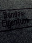 Rare Vintage West German Army Military    bundes- Eigentum    Wool Blanket 43    X 68   
