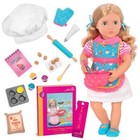 Our Generation Jenny With Storybook   Accessories 18  Posable Baking Doll