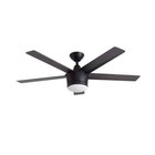 Home Decorators Merwry 52-inch Integrated Led Matte Black Ceiling Fan W remote