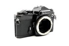 Black Nikon Fe Slr Film Camera  Reburfished - Visible Wear - Good Only