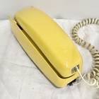 Vtg Western Electric Bell System Trimline Touch Tone Wall Telephone Yellow