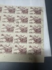 Korean 1953 C-47 Over Ship Airmail Stamps Block Of 25 Mnh